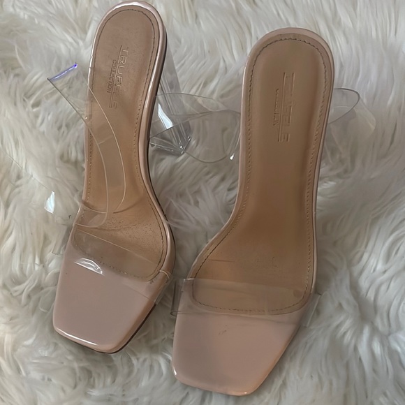 ASOS Shoes Clear Strap Block Heels Poshmark